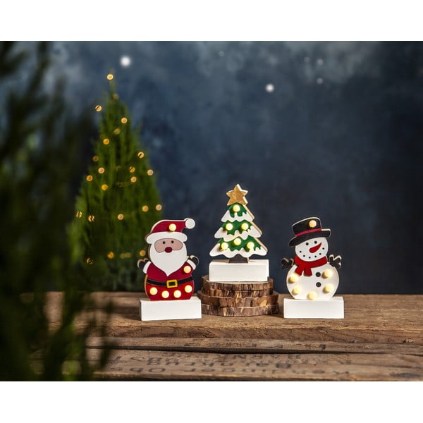 Бяла светлинна украса с коледен мотив Freddy - Star Trading-image-3