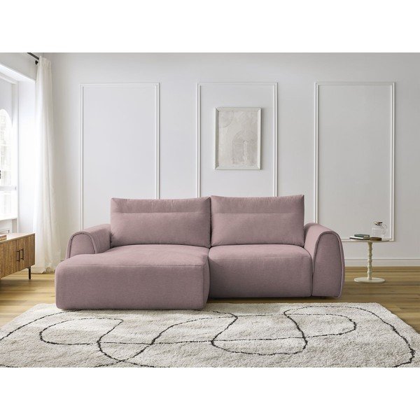 Светлорозов ъглов диван Aden – Bobochic Paris-image-1