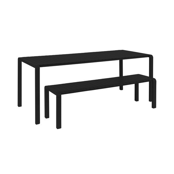 Алуминиева градинска маса за хранене 97x214 cm Vondel – Zuiver-image-3