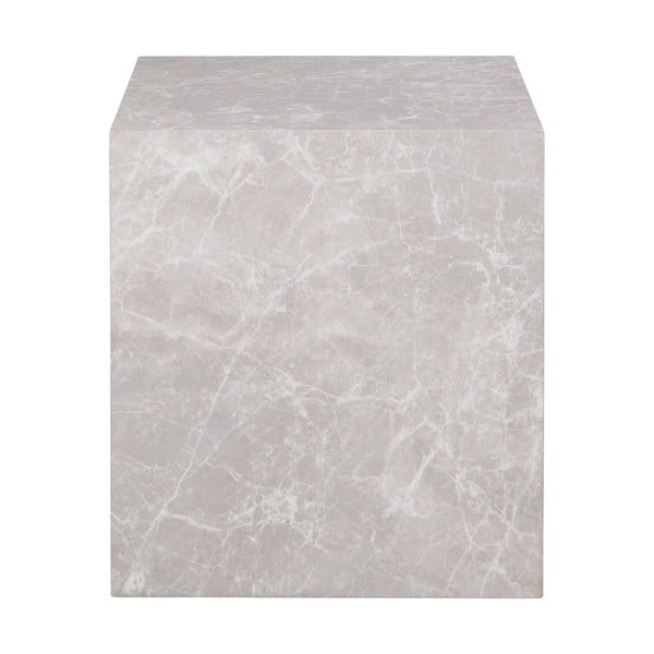 Странична масичка от декор от мрамор 40x40 cm Prague – House Nordic-image-2
