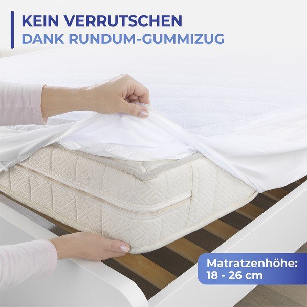 Водоустойчив антиалергичен протектор за матрак 100x200 cm - Maximex-image-1