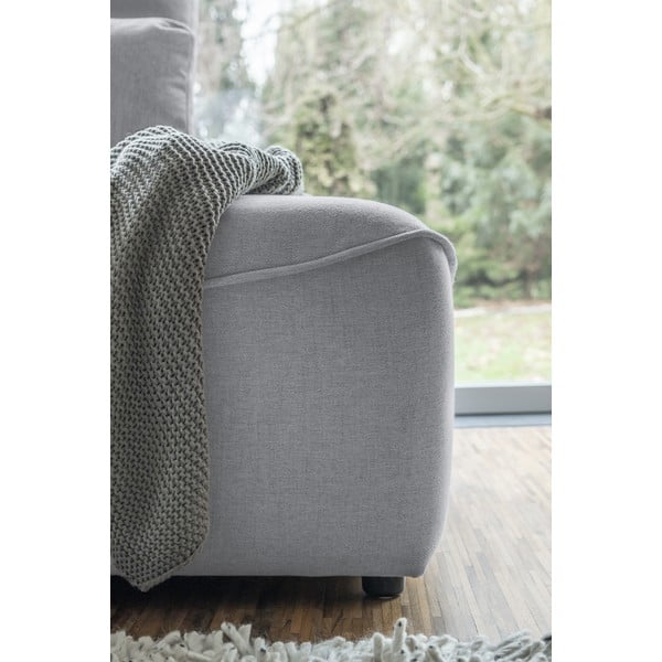 Светлосив ъглов разтегателен диван (U-образен) Homely Tommy - Miuform-image-2