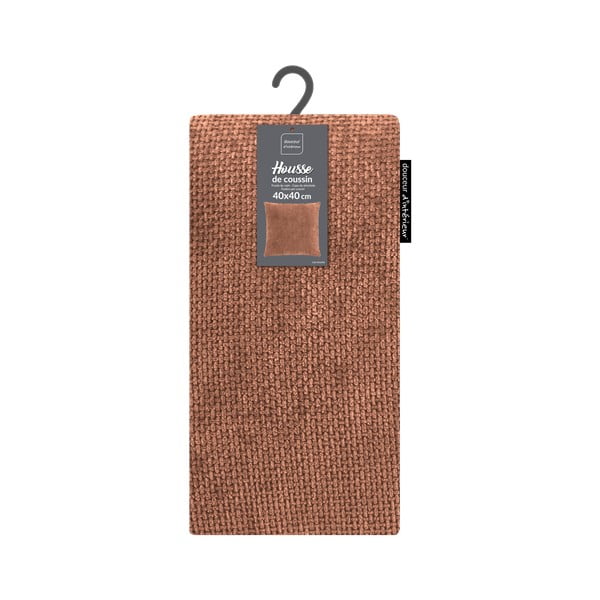 Калъфка за възглавница от шенил 40x40 cm Leo – douceur d'intérieur-image-3