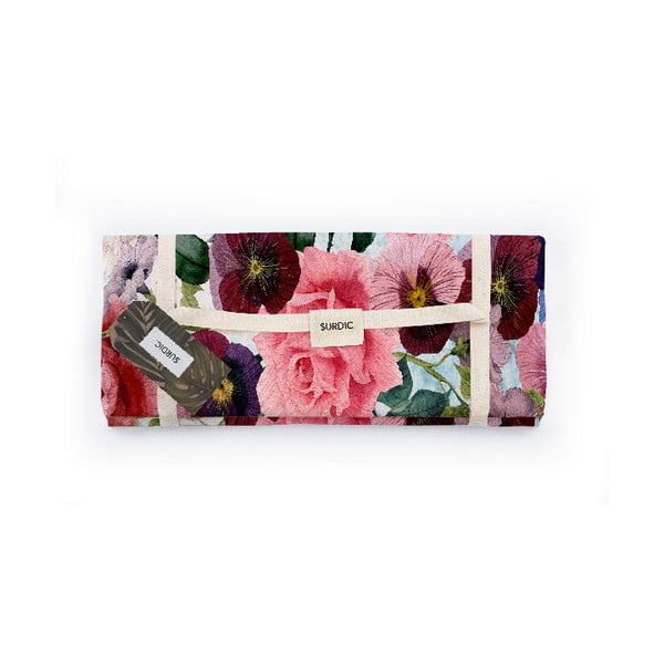 Одеяло за пикник Manta Picnic с мотив на цветя, 140 x 170 cm Flowers - Surdic