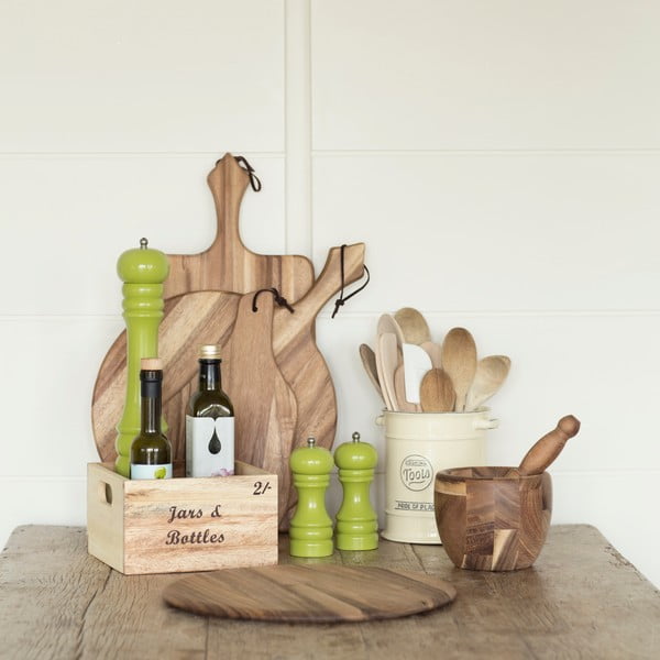 Дъска за рязане от акациево дърво , 35 x 20 cm Baroque - T&G Woodware-image-1