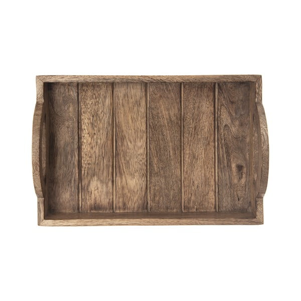 Дървена табла за сервиране 20,5x30,5 cm Mango - Orion-image-2