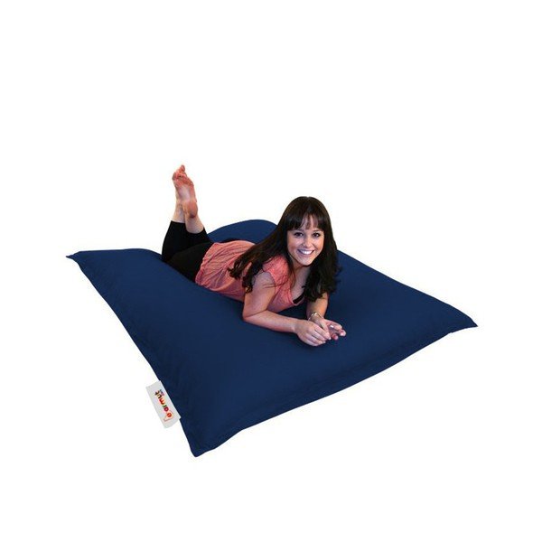 Тъмносин градински пуф за сядане Mattress – Floriane Garden-image-2