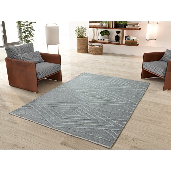 Сив килим 80x150 cm Lux - Universal-image-1
