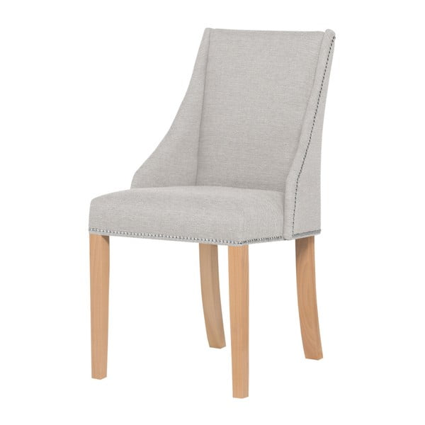 Krémová židle s hnědými nohami Ted Lapidus Maison Patchouli
