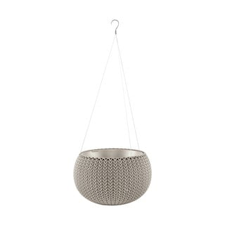 Пластмасова висяща стенна саксия за цветя ø 36 cm Cozy – Keter