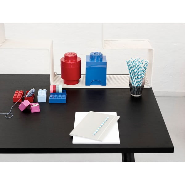 Бяла кръгла кутия за съхранение , ⌀ 12,5 cm - LEGO®-image-3