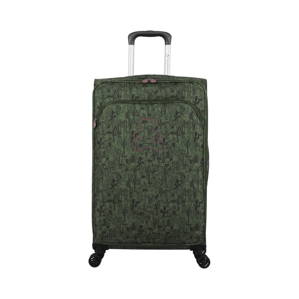 Lulucastagnette Teddy Bear зелен багаж на 4 колела, 71 л - LULUCASTAGNETTE