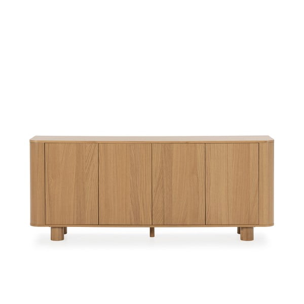 Скрин от декор от дъб  в естествен цвят 180x75x40 cm Padoc – MOME