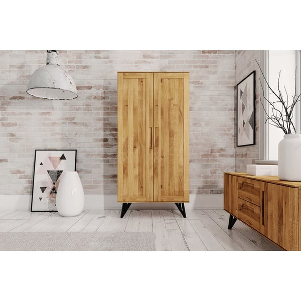 Дъбов гардероб 91x185 cm Golo - The Beds-image-1