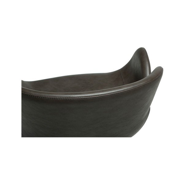 Сив тапициран трапезен стол с подлакътници Gaia – DAN-FORM Denmark-image-4