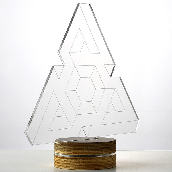 3D stolní lampa Triangle I-image-1