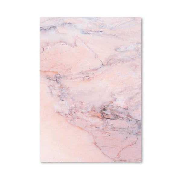 Plakát Americanflat Pink Marble, 30 x 42 cm