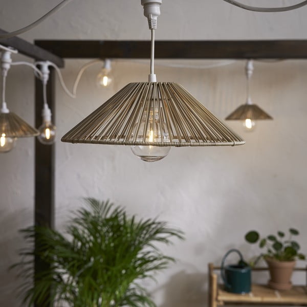 Бежов абажур ø 38 cm Vide - Star Trading-image-1