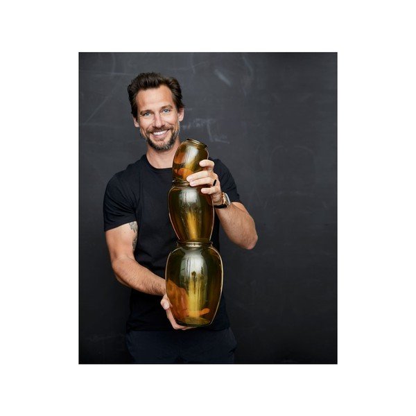 Ваза от жълто стъкло, ø 17,5 cm Kusintha - Bitz-image-3