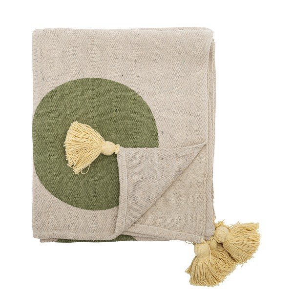 Кремаво бебешко одеяло 130x160 cm Clennie – Bloomingville Mini