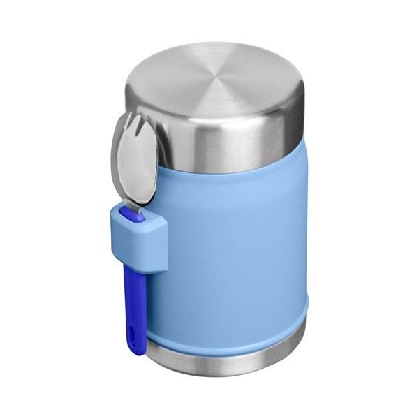 Син термос за храна от неръждаема стомана 400 ml Legendary Food Jar + Spork Blue Sky – Stanley-image-2