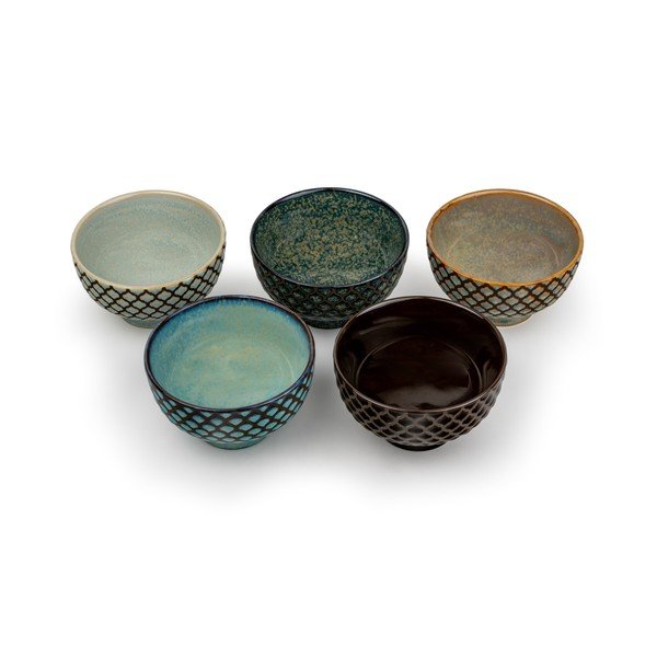 Порцеланови чаши в комплект от 5 бр. 200 ml Sara – Bredemeijer