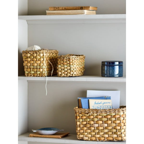 Кошници в комплект от 3 бр. от морска трева 26x16x16 cm Ramon – Bloomingville-image-1