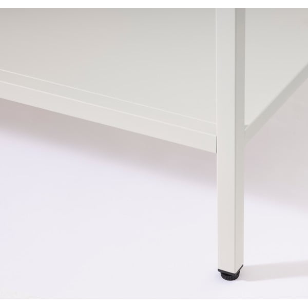 Бяла метална витрина 90x160 cm Carmel – Unique Furniture-image-4