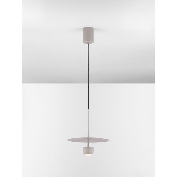 Бежово алуминиево LED висящо осветително тяло ø 30 cm Edem – Nova Luce-image-4