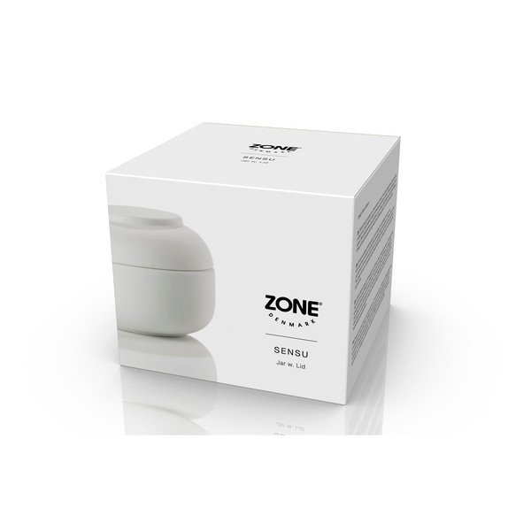 Бял каменина органайзер за баня за памучни тампони Sensu – Zone-image-1
