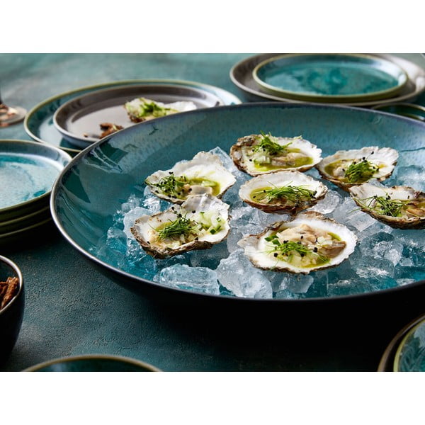 Зелена/черна глинена купа ø 40 cm Gastro Black/Green – Bitz-image-2