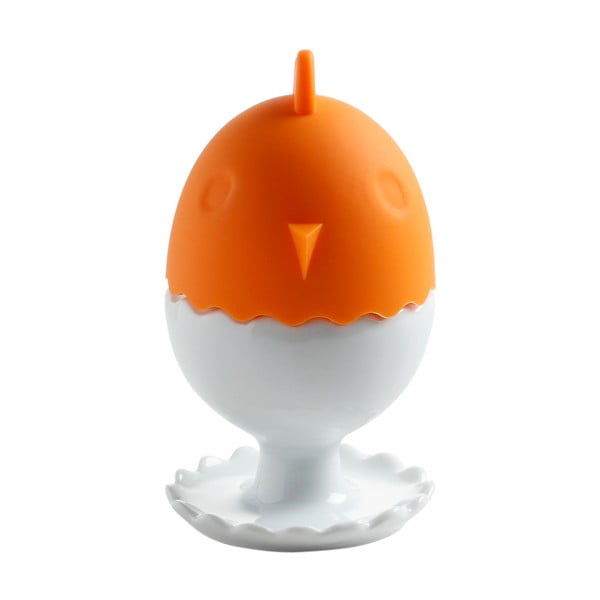Чаша за яйца с оранжев силиконов капак - Maxwell & Williams