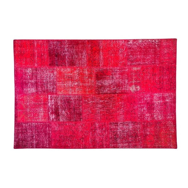 Vlněný koberec Allmode Red, 200x140 cm