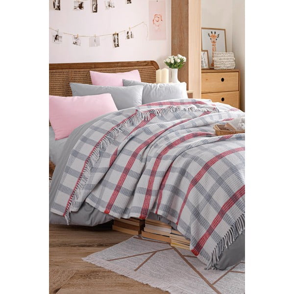 Сиво покривало за легло 180x220 cm Warm Soft – Mijolnir-image-1