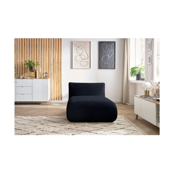 Тъмносин велурен модул за диван Lecomte - Bobochic Paris-image-1