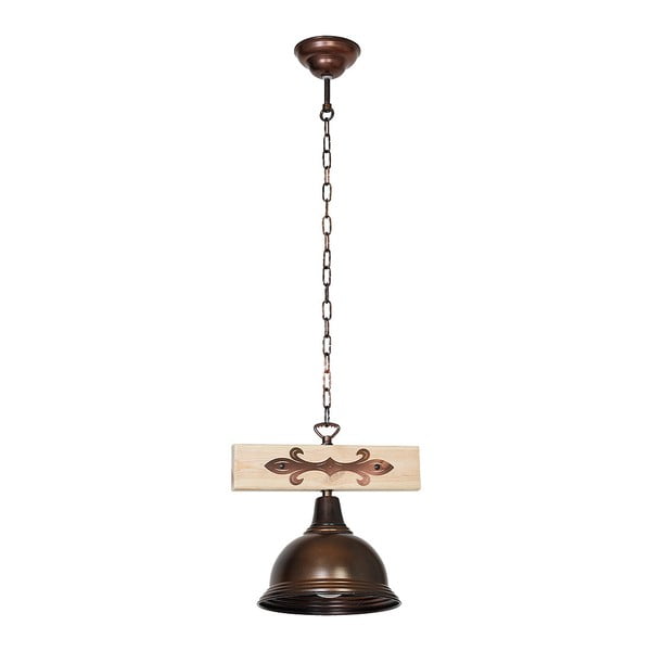 Таванна лампа с дървени детайли Albero I Uno - Glimte