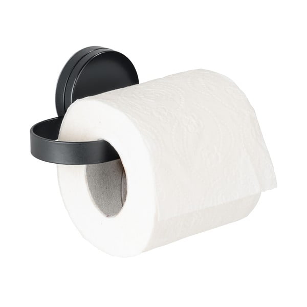 Черен държач за тоалетна хартия Static-Loc® Pavia - Wenko