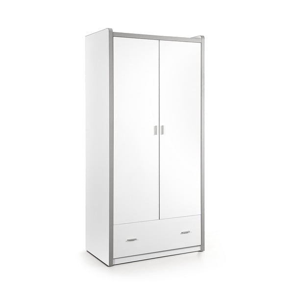 Бял гардероб , 202 x 96,5 cm Bonny - Vipack