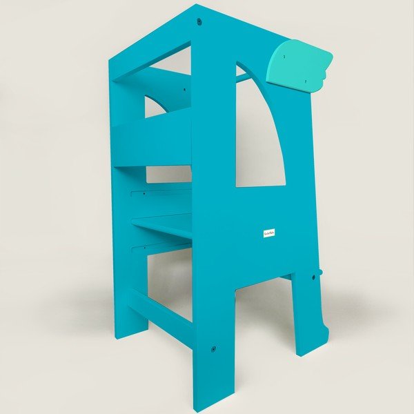 Предна тюркоазена лента към учебната кула Montessori - Rocket Baby-image-1