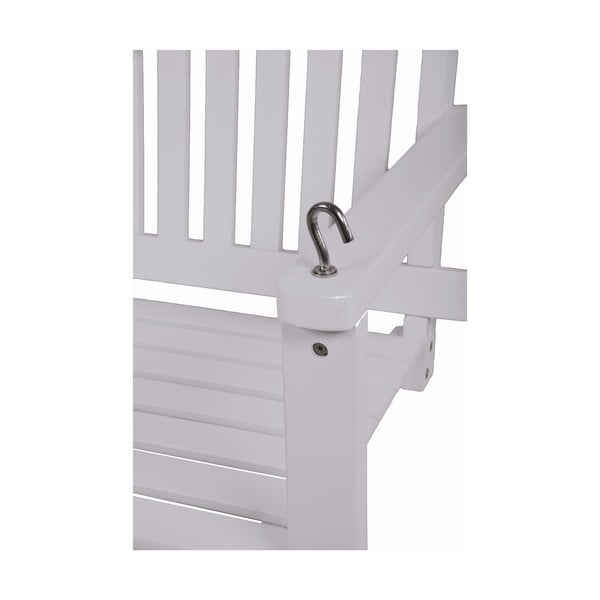 Бяла дървена градинска люлка Augusta - Garden Pleasure-image-2