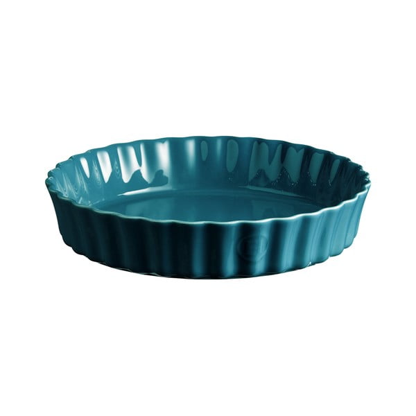 Керамична форма за торта в тюркоазено синьо, ⌀ 28 см - Emile Henry