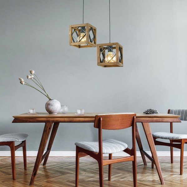 Висяща лампа от габър Zikzak Tepsili - Opviq lights-image-1