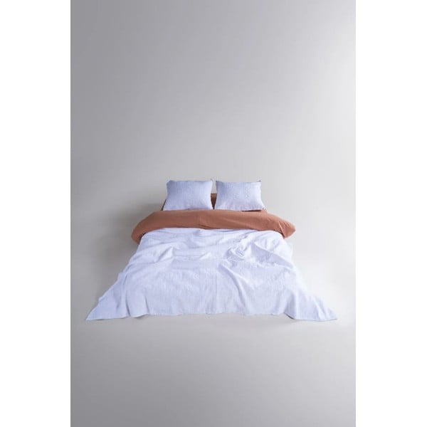 Бял комплект шалте и калъфка за възглавница от жакард 240x260 cm Jacquard – Mila Home Luxury