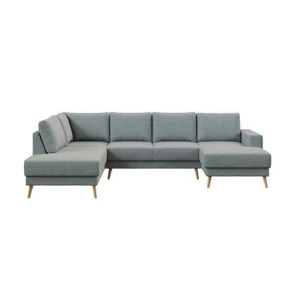 Сив U-образен диван , ляв ъгъл Fynn - Ghado