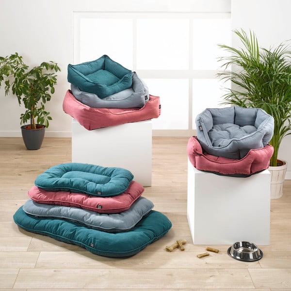 Легло за куче в петролен цвят 58x77 cm – Love Story-image-1