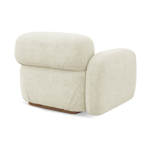 Кремав модул за диван от букле (ляв ъгъл) Ailani – Makamii-image-3