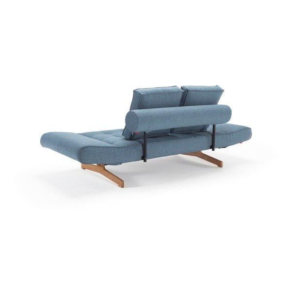 Светлосиня лежанка Innovation Ghia Chrome Mixed Dance Light Blue-image-2