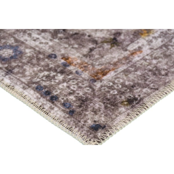 Светлокафяв килим за миене 80x50 cm - Vitaus-image-2