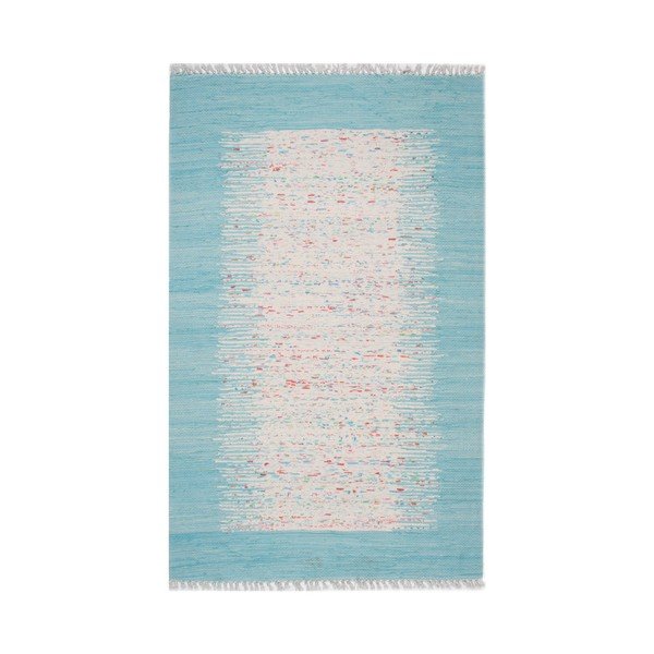 Modrý koberec Eco Rugs Akvile, 80 x 150 cm