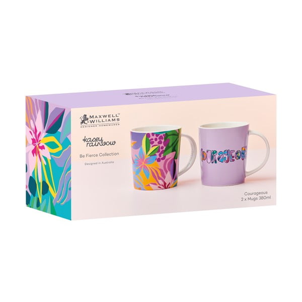 Порцеланови чаши в комплект от 2 чаши 380 ml Be Fierce - Maxwell & Williams-image-2